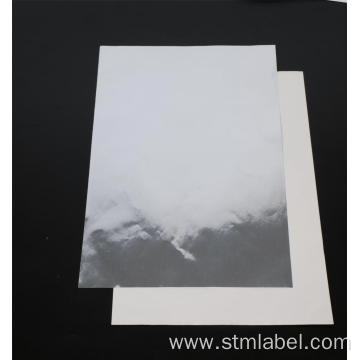 Bright Silver Aluminum Foil Paper Acrylic Yellow Glassine